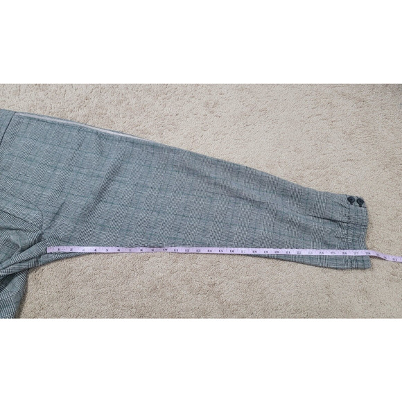 Diesel Ankle Pants Mens 32 Wool Blend Houndstooth Button Cuff Gray - Picture 6 of 10